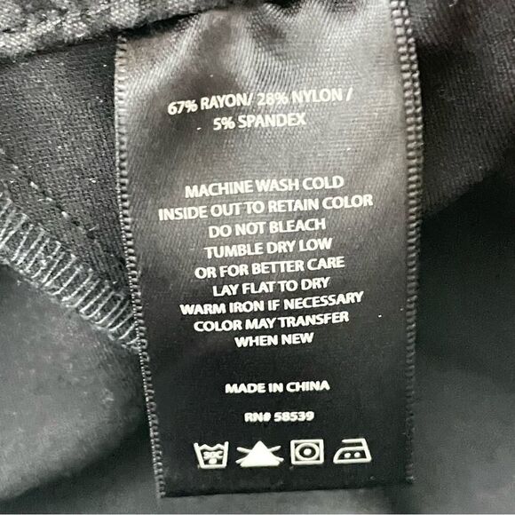 Women's Kut from the Cloth Black Skinny Spandex Career Pants sz. 6 #QQ - Picture 11 of 13